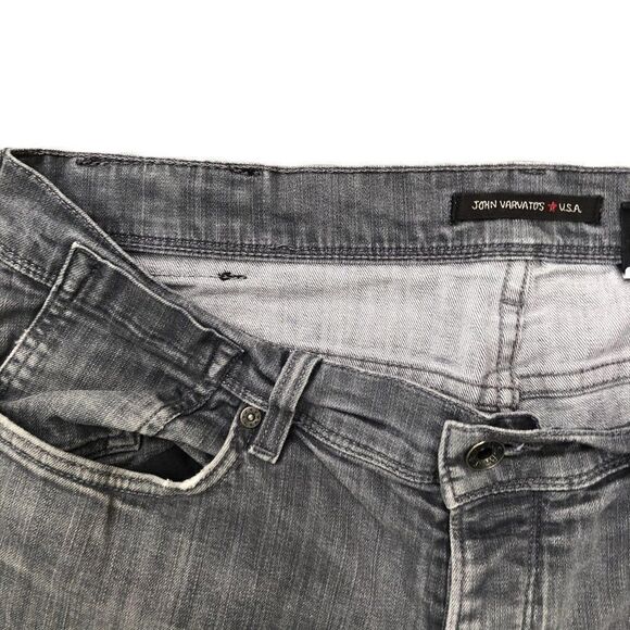RARE John Varvatos Designer Jeans Size 36 Gray - Picture 11 of 12